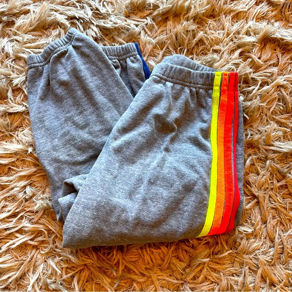 Aviator Nation Neon Striped Sweatpants